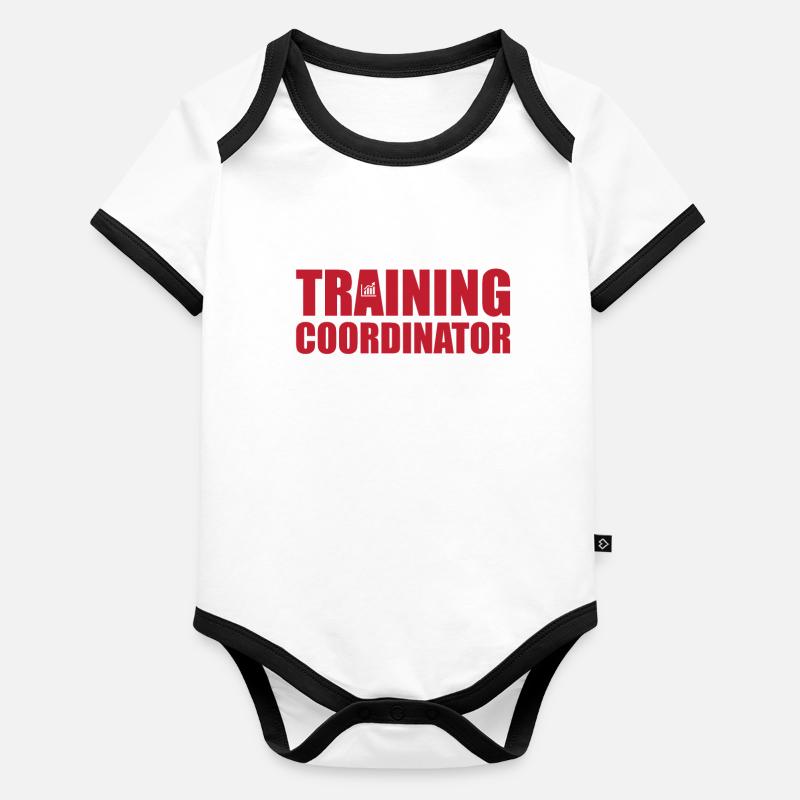 Ausbildungskoordinator Baby Bio-Kurzarm-Kontrastbody