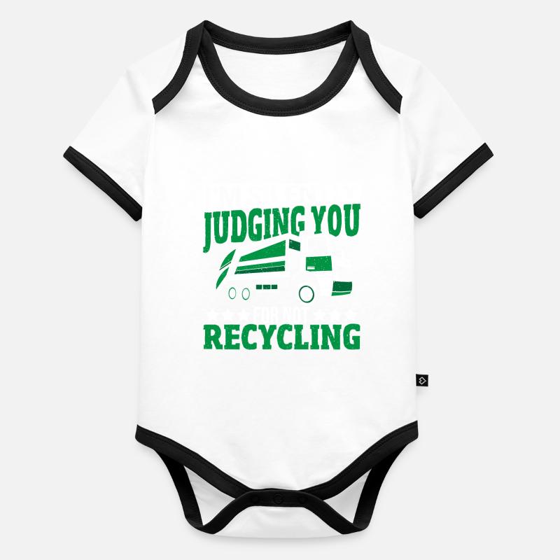 Je vous condamne silencieusement parce que vous Body Bébé bio contrasté manches courtes