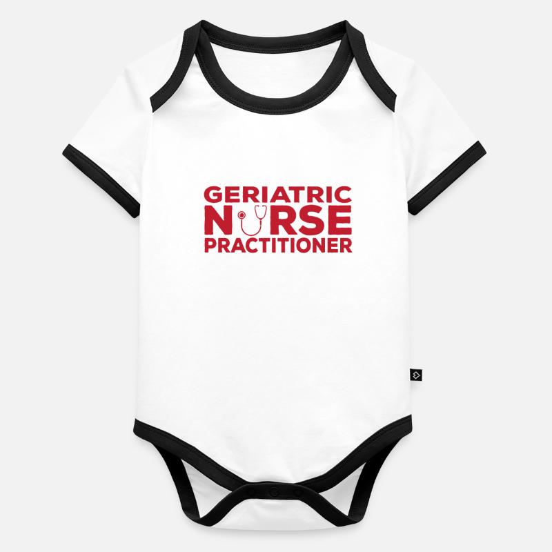 Geriatric Nurse Practitioner Outfit Organic Baby Contrasting Bodysuit