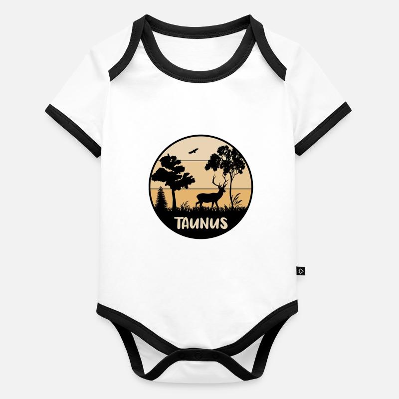 Taunus Baby Bio-Kurzarm-Kontrastbody
