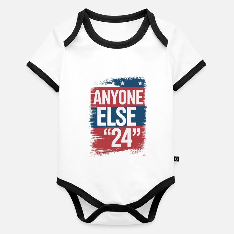 Élection Anyone Else 2024 Body Bébé bio contrasté manches courtes