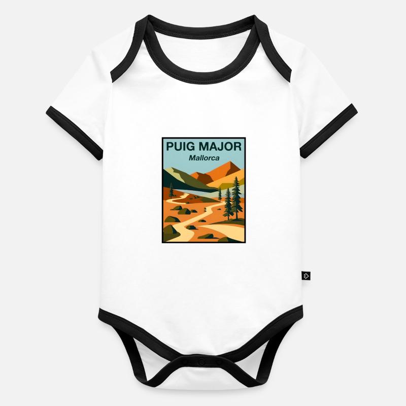 Puig Major Baby Bio-Kurzarm-Kontrastbody