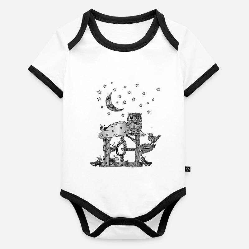 Magic Gate Hic - The of Orbis Organic Baby Contrasting Bodysuit