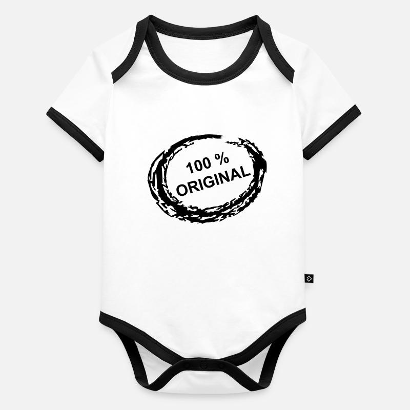 Original Body Bébé bio contrasté manches courtes