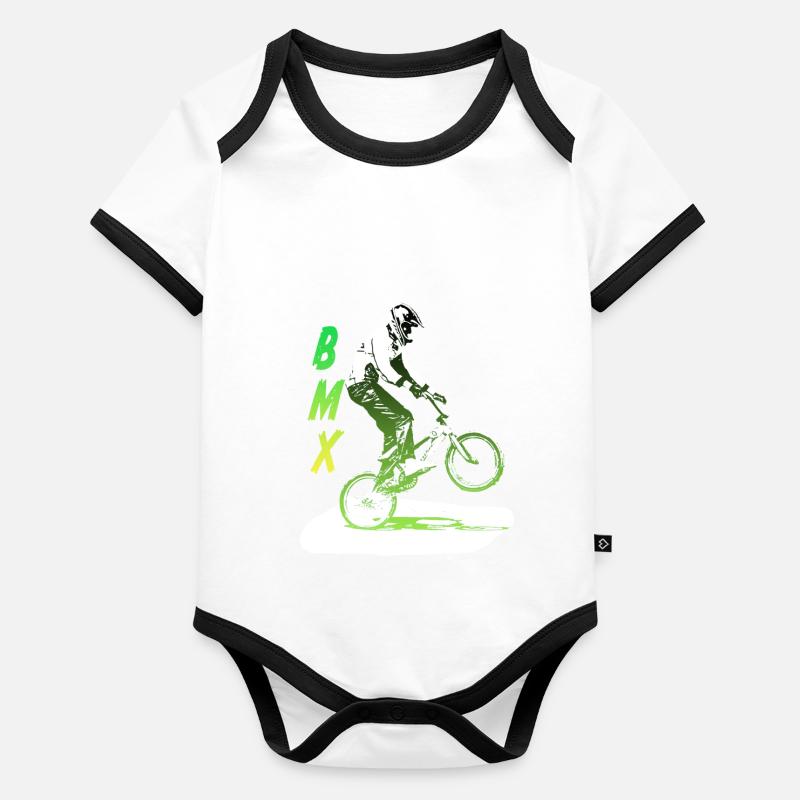 bmx Organic Baby Contrasting Bodysuit