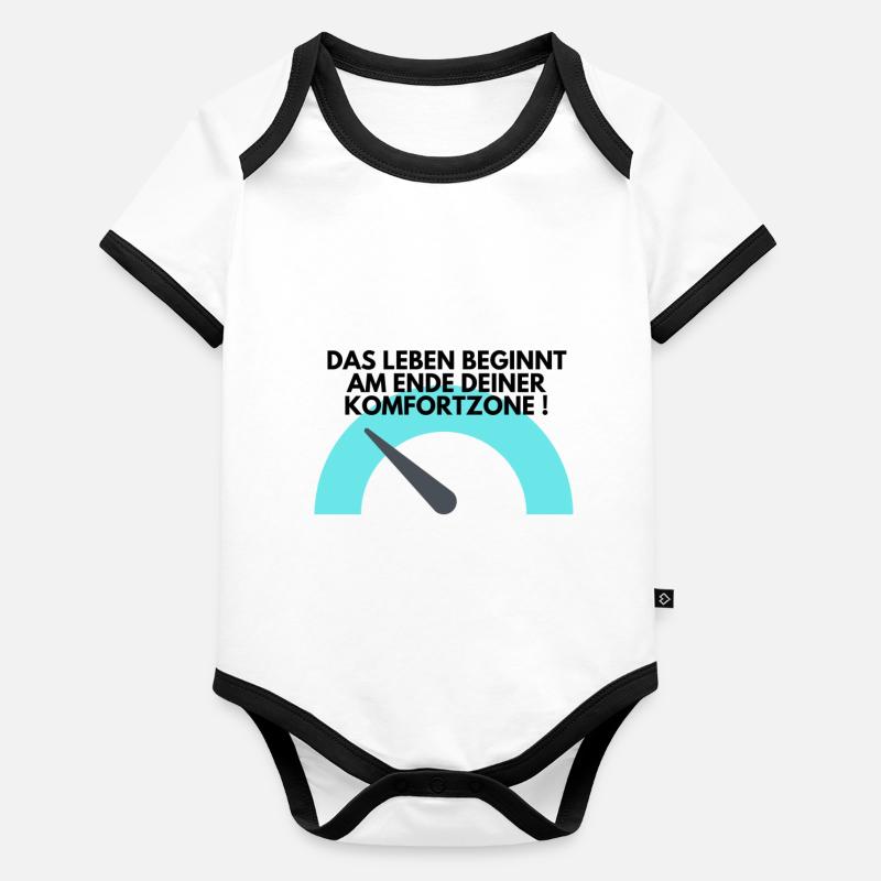 Zone Baby Bio-Kurzarm-Kontrastbody