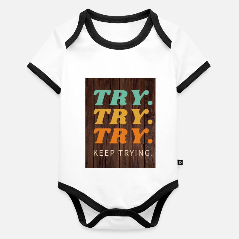 Try Organic Baby Contrasting Bodysuit