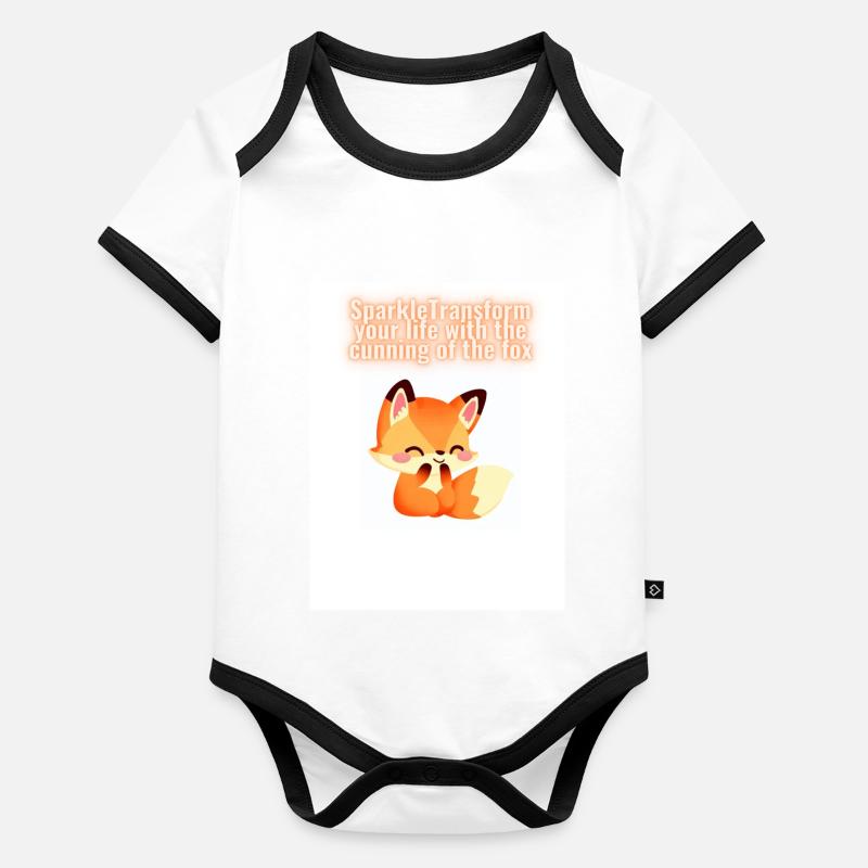 Sparkle Transform Organic Baby Contrasting Bodysuit