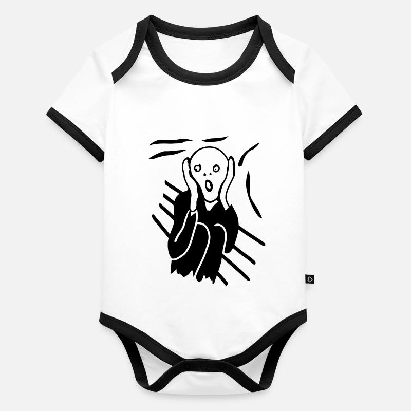 Scream Organic Baby Contrasting Bodysuit
