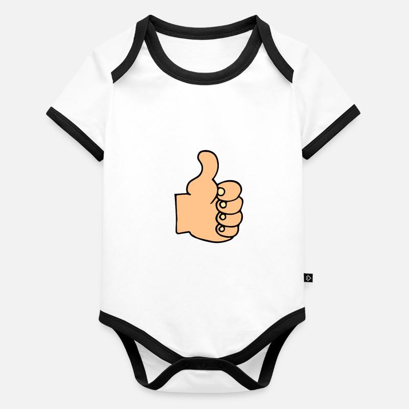 THUMB Organic Baby Contrasting Bodysuit
