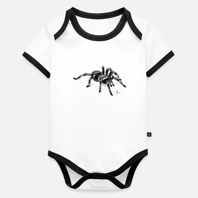Tarantula Organic Baby Contrasting Bodysuit