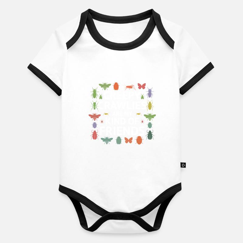 Insect Collector Entomology Entomologist Bug Lover Organic Baby Contrasting Bodysuit
