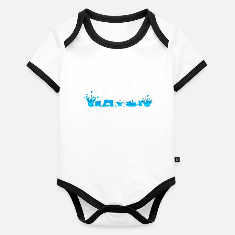 Nein nicht einmal Wasser Ramadan Baby Bio-Kurzarm-Kontrastbody
