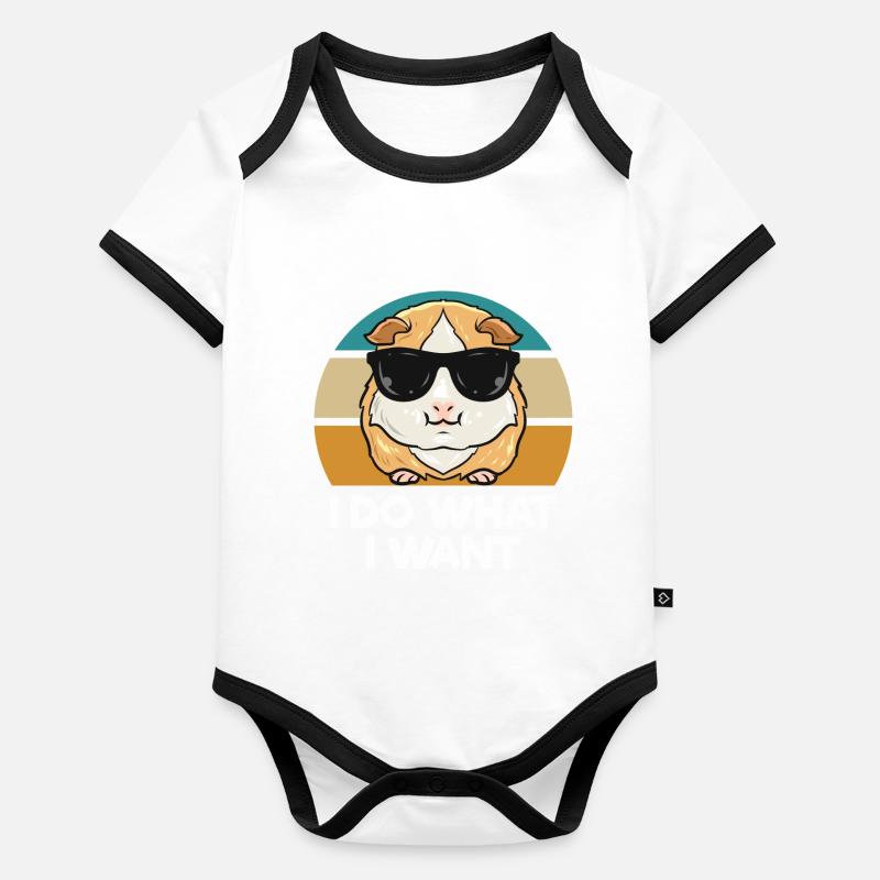 Guinea pig lovers | Pets Gift Idea Organic Baby Contrasting Bodysuit