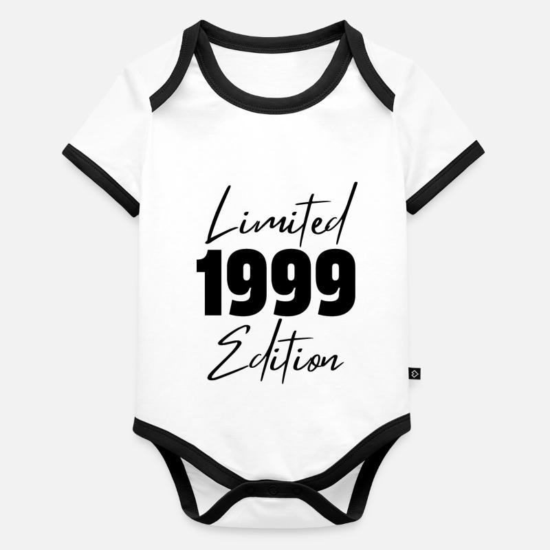 1999 Édition Limitée Body Bébé bio contrasté manches courtes