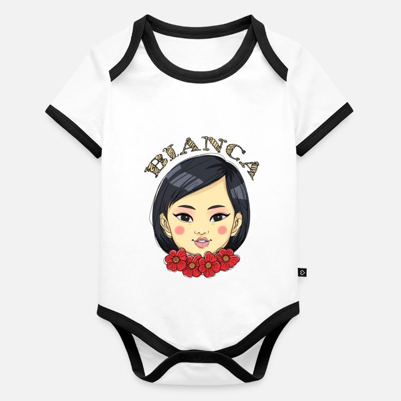 Bianca Organic Baby Contrasting Bodysuit