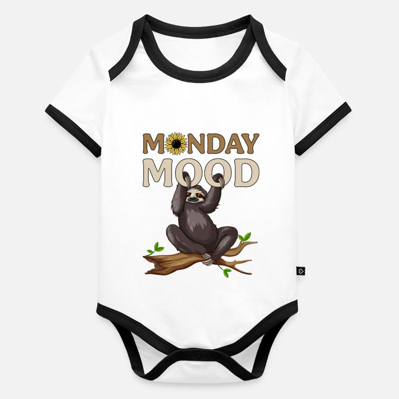 Monday Mood Organic Baby Contrasting Bodysuit