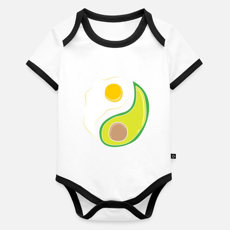 Régime Keto Body Bébé bio contrasté manches courtes
