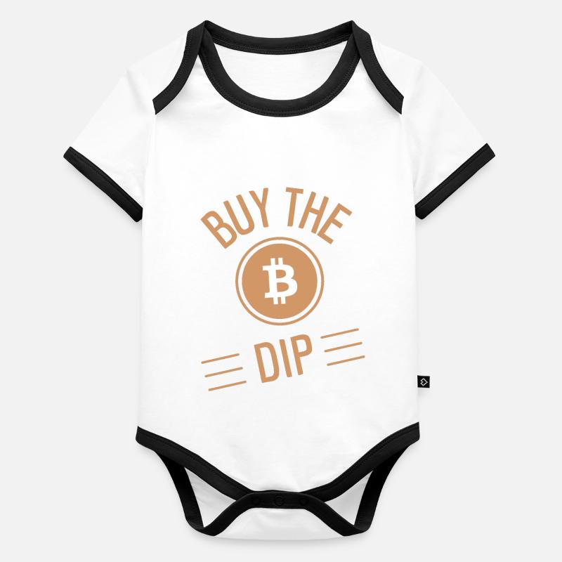 Kaufen Sie den Dip Baby Bio-Kurzarm-Kontrastbody