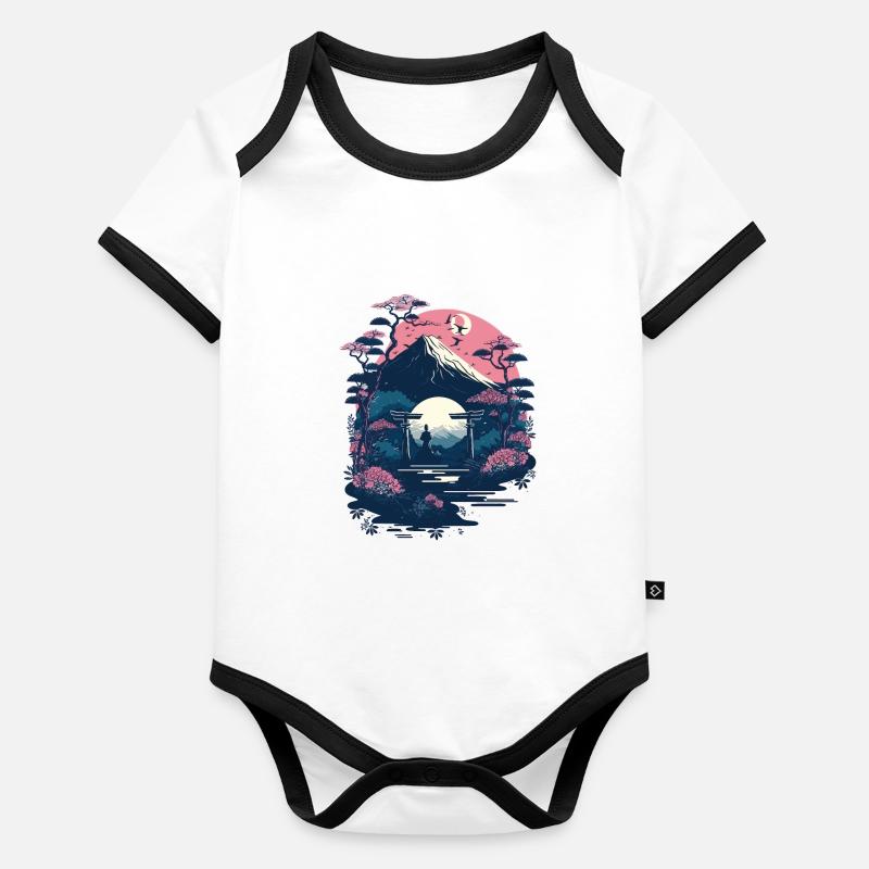 Aisan Artwork Organic Baby Contrasting Bodysuit