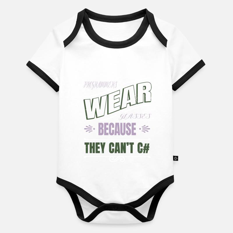 Citation de déclaration d’anniversaire du développeur Fullstack Body Bébé bio contrasté manches courtes