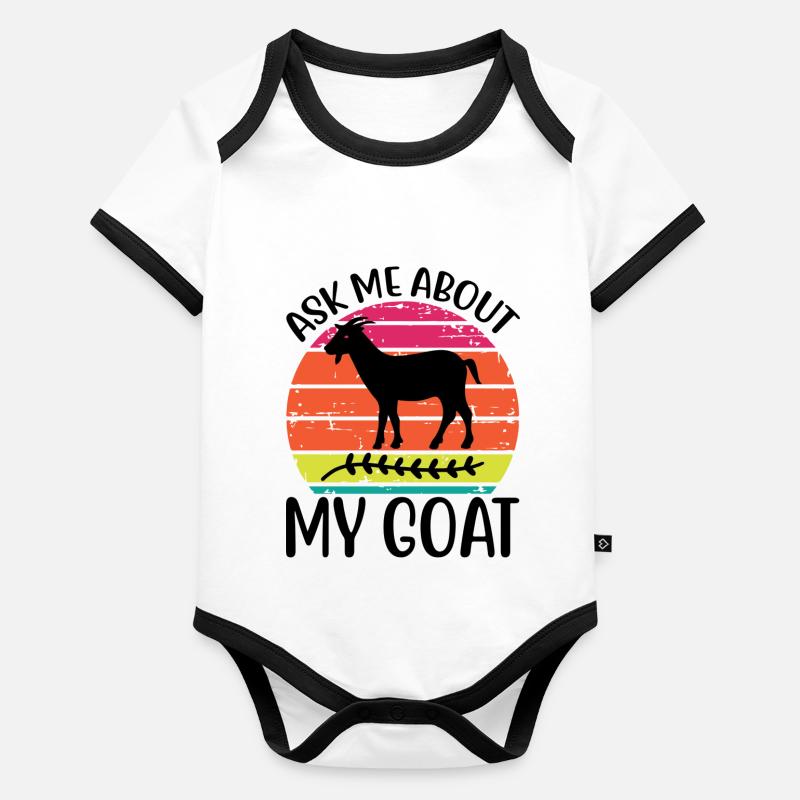 ask me about my Goat Baby Bio-Kurzarm-Kontrastbody