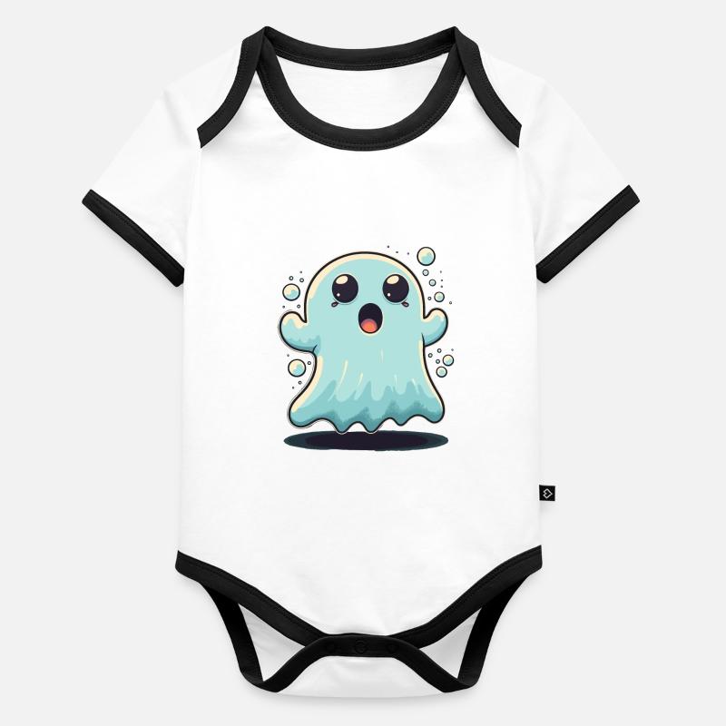 Süßer Geist Baby Bio-Kurzarm-Kontrastbody