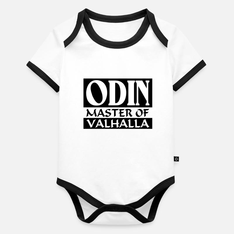 Odin _-_ Master_Of_Valhalla Body Bébé bio contrasté manches courtes