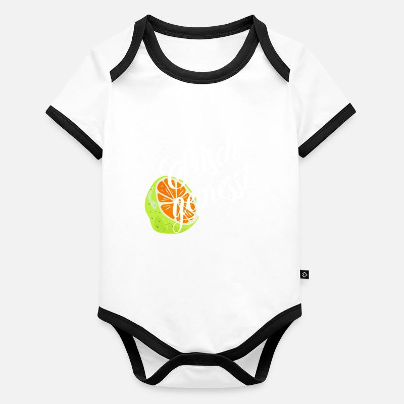 freshly squeezed - Organic Baby Contrasting Bodysuit - undefined