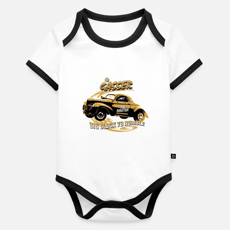 Gasser Body Bébé bio contrasté manches courtes