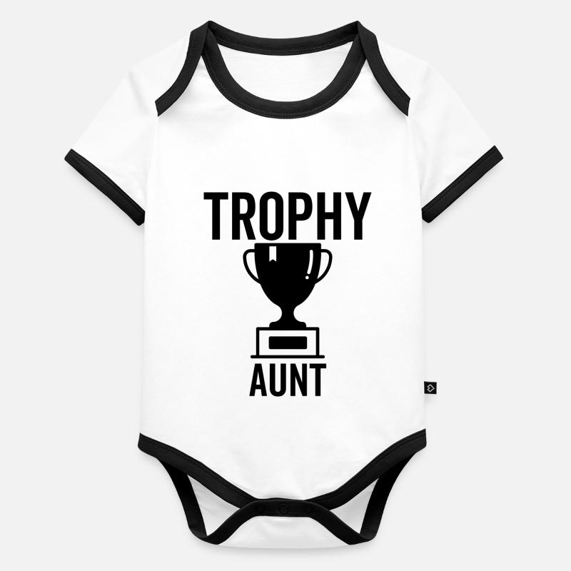Trophy Aunt Organic Baby Contrasting Bodysuit