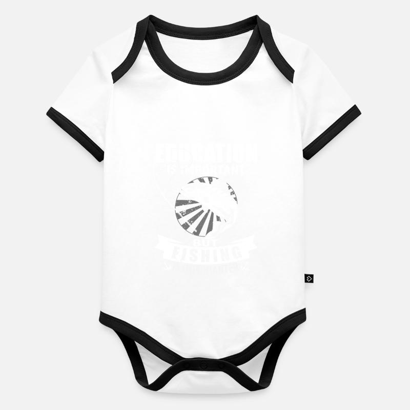 Idée unique pour la pêche Body Bébé bio contrasté manches courtes