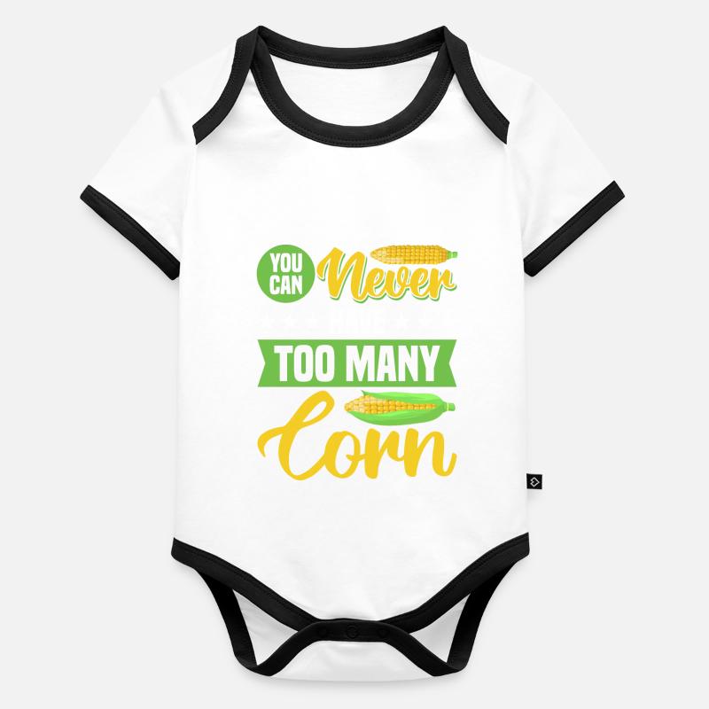 You can never have too many Corn Organic Baby Contrasting Bodysuit