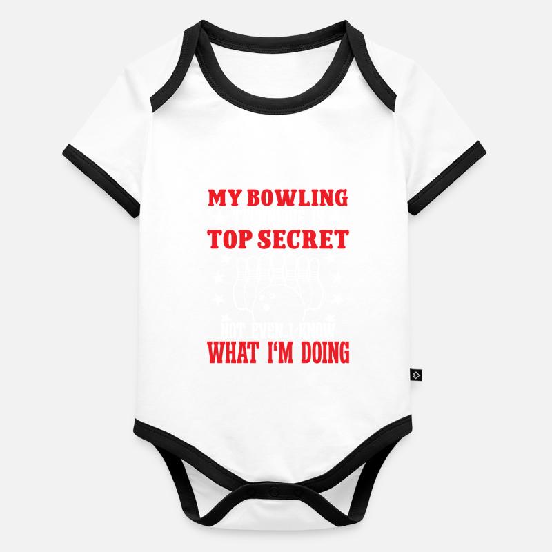 My Bowling technique is mysterious not Baby Bio-Kurzarm-Kontrastbody
