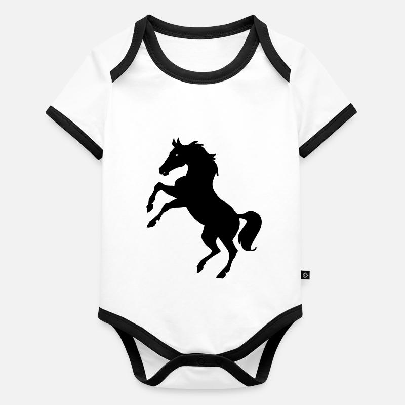 Ross Baby Bio-Kurzarm-Kontrastbody