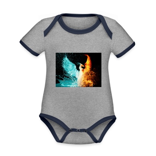 Elemental phoenix - Organic Baby Contrasting Bodysuit