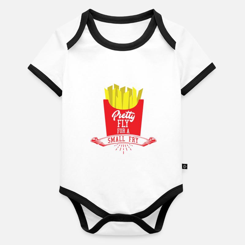 Pommes Pretty Fly Baby Bio-Kurzarm-Kontrastbody