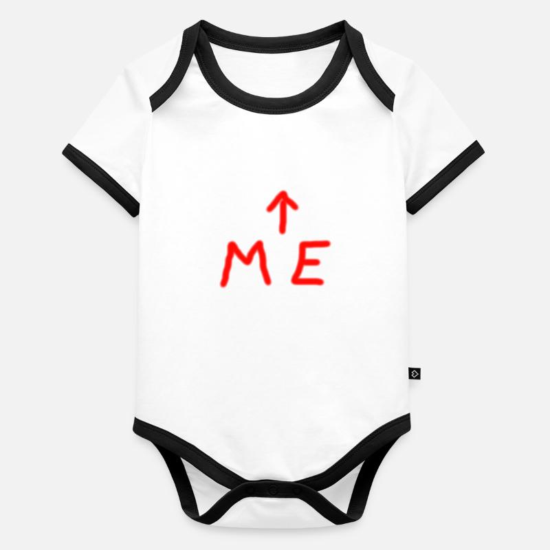 me Organic Baby Contrasting Bodysuit