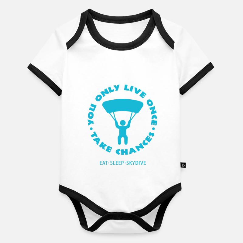 parachute Organic Baby Contrasting Bodysuit