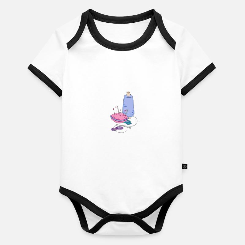 Sewing Organic Baby Contrasting Bodysuit