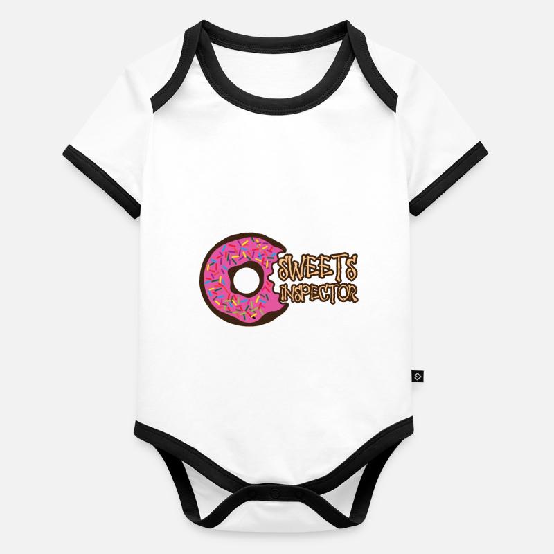 bonbons Body Bébé bio contrasté manches courtes