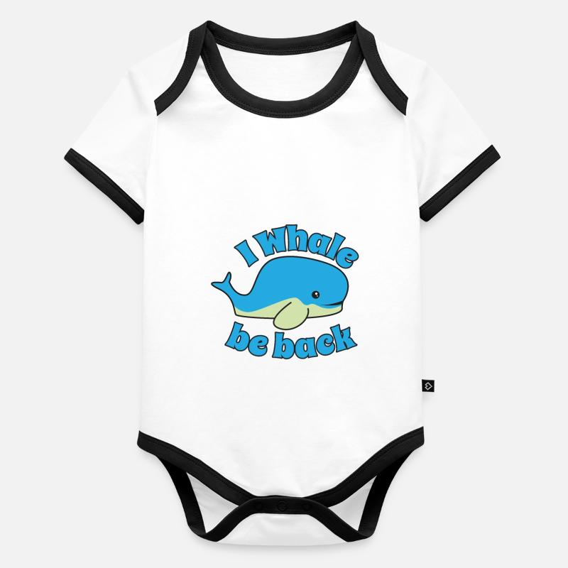 Wal Baby Baby Bio-Kurzarm-Kontrastbody