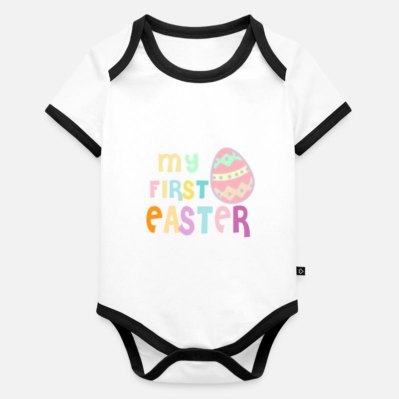 Easter for children - Easter - Easter Organic Baby Contrasting Bodysuit