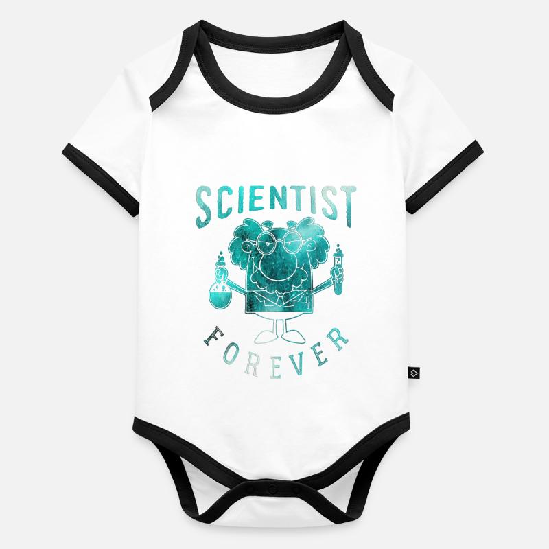 Scientist Organic Baby Contrasting Bodysuit