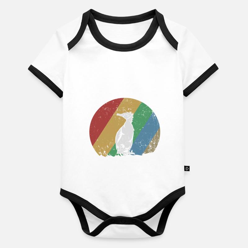 Kormoran Geschenk Baby Bio-Kurzarm-Kontrastbody