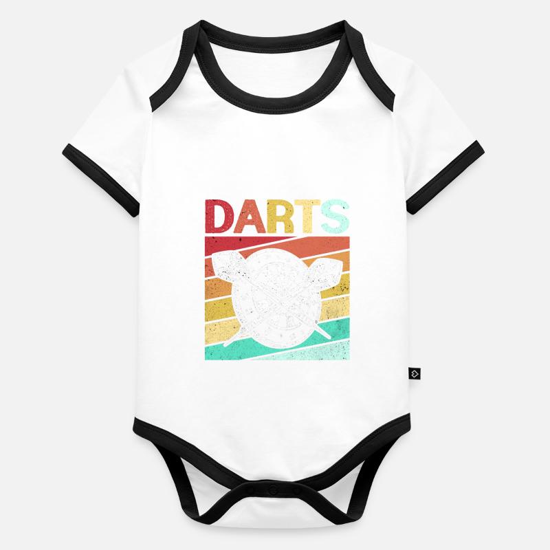 Dard Body Bébé bio contrasté manches courtes
