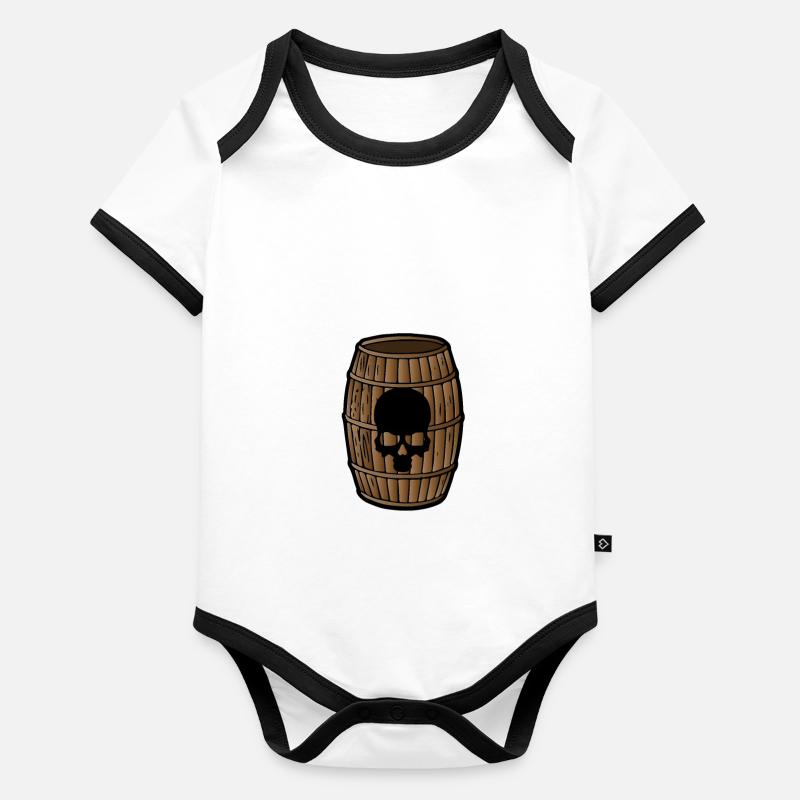 Poison barrel Organic Baby Contrasting Bodysuit