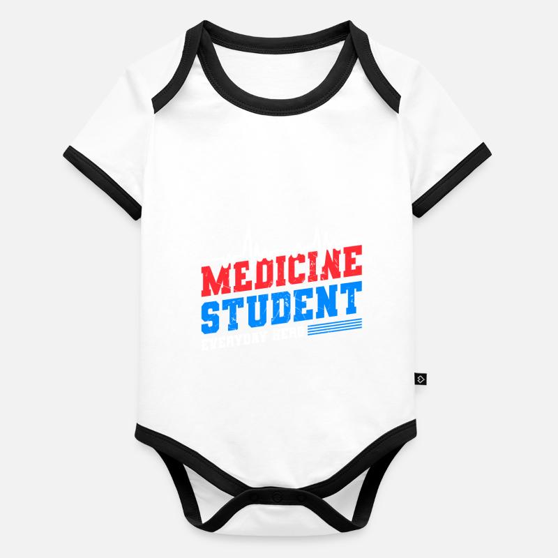 Medizin Student Baby Bio-Kurzarm-Kontrastbody