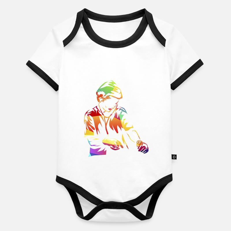 Anesthesiologist Organic Baby Contrasting Bodysuit