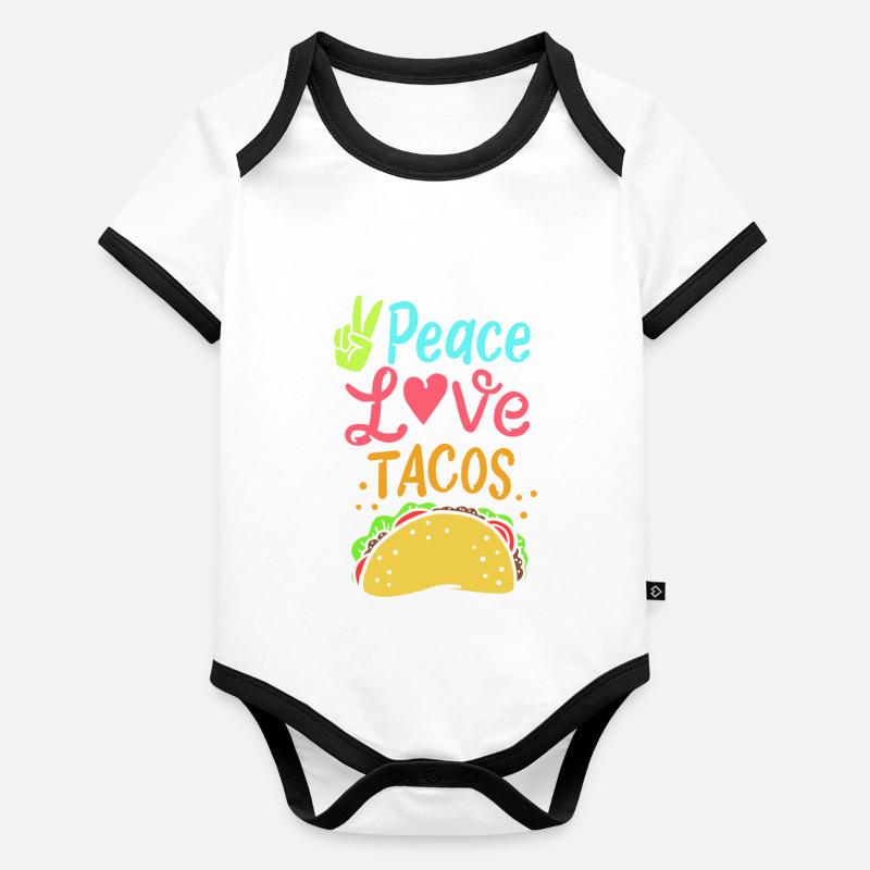 Taco Organic Baby Contrasting Bodysuit